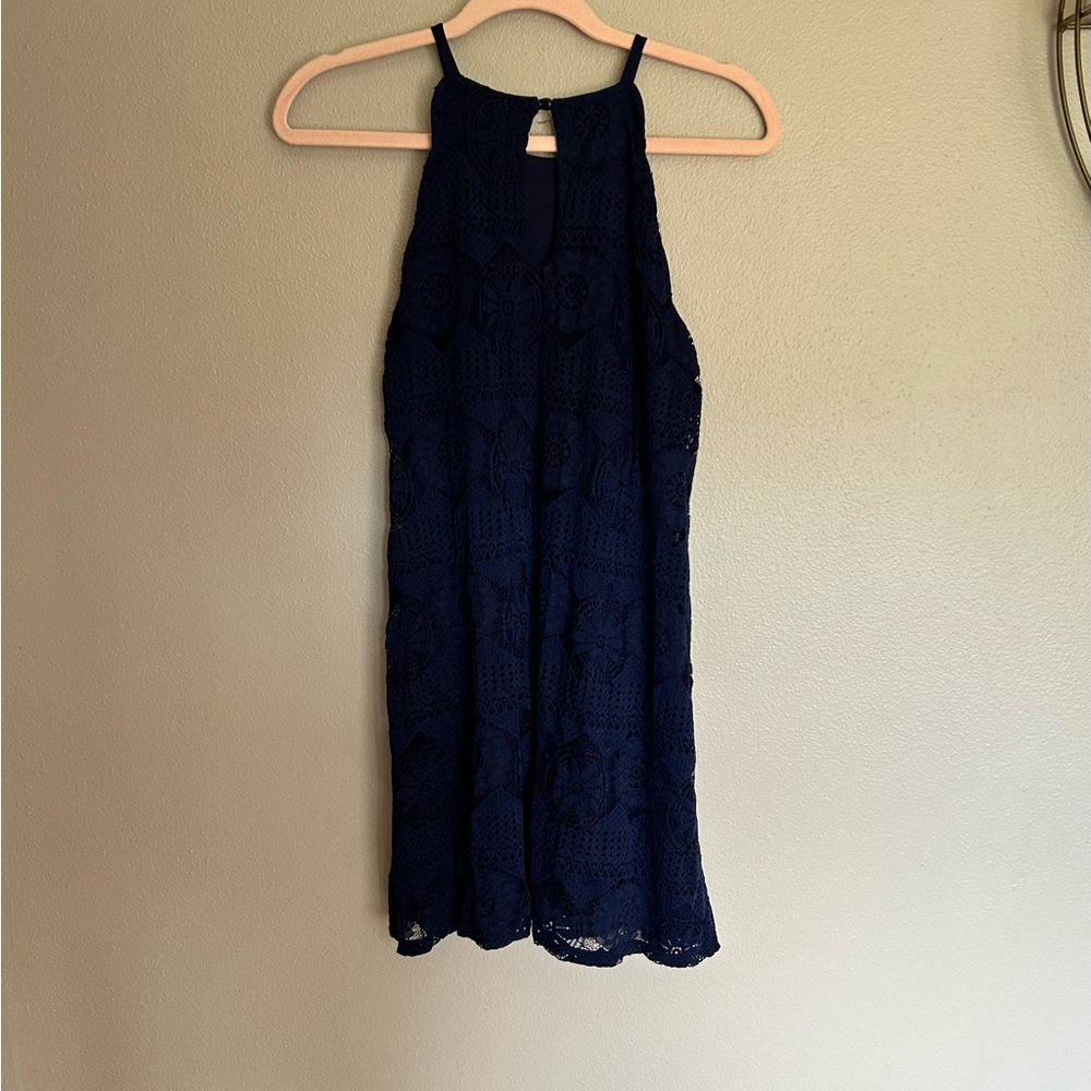 Francescas navy short dress - Picture 2 of 7